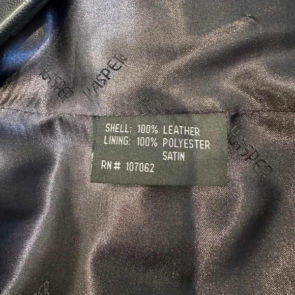 Kasper Black Leather Jacket - Picture 14 of 14